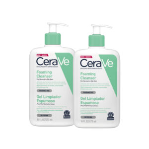 CERAVE KIT GEL LIMPIADOR ESPUMOSO 2×1